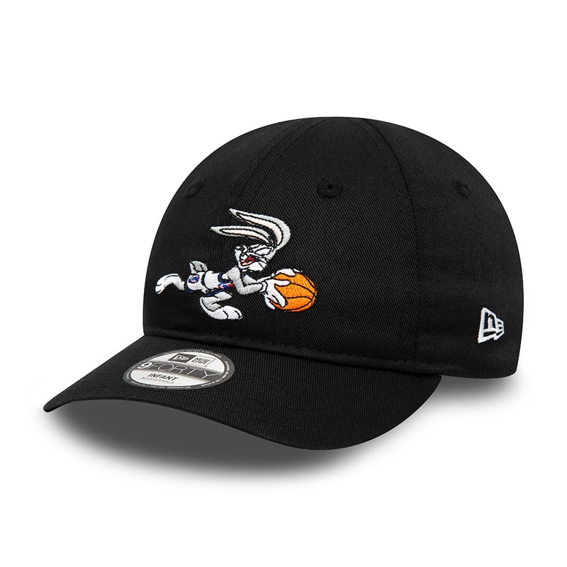 New Era Baby 9FORTY Bugs Bunny Baseball Cap – Looney Tunes Character – Black Infant 1-Size