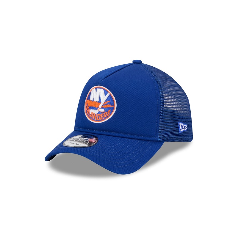 New York Islanders 9FORTY A-Frame Trucker Hat One Size