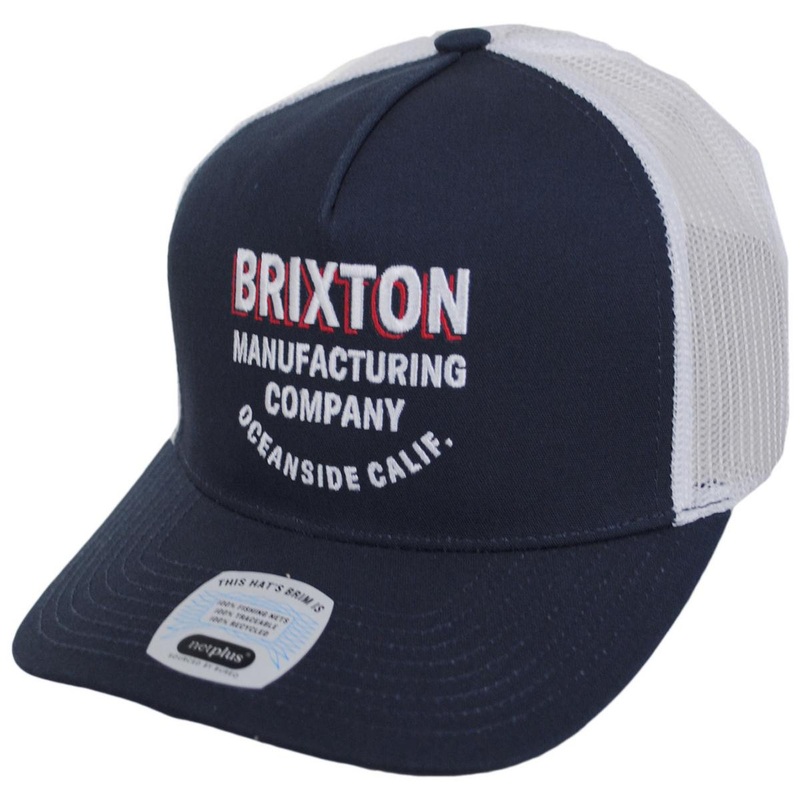 Redoubt MP NetPlus Mesh Snapback Trucker Baseball Cap NAVY/WHITE/WHITE ADJUSTABLE