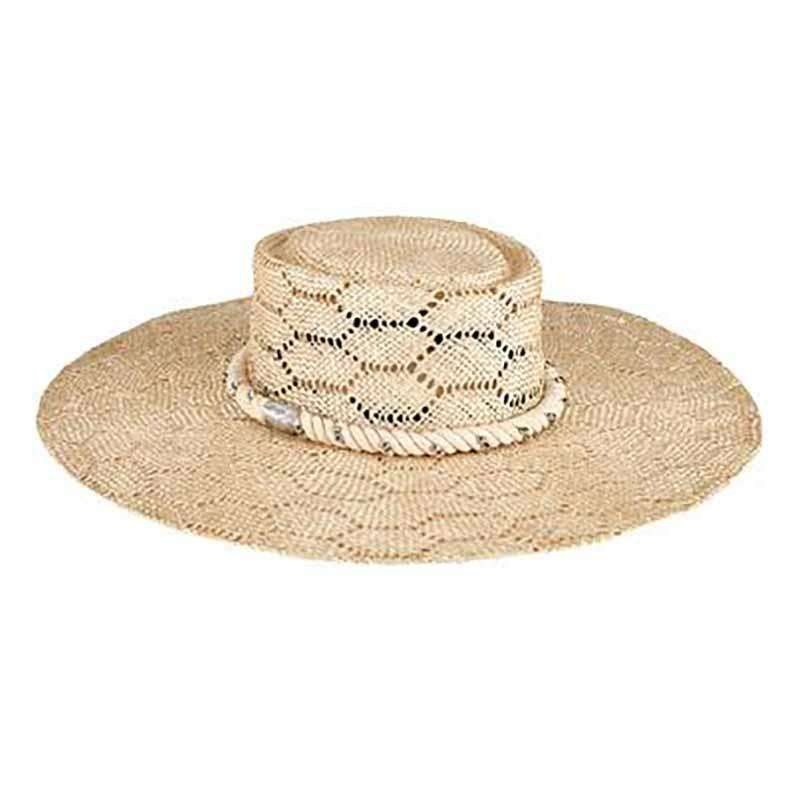 Sisal Bolero Hat with Rope Trim – San Diego Hat Co Natural