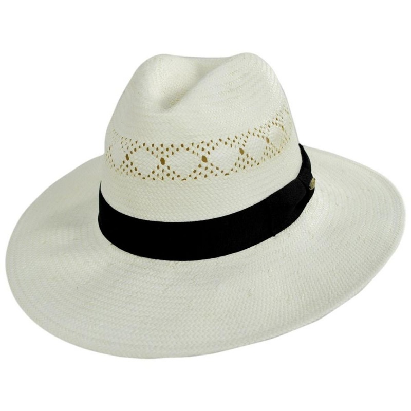 Beau Toyo Straw Fedora Hat IVORY S/M