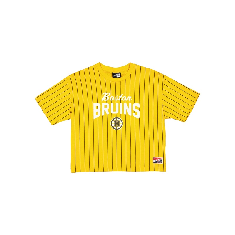 Boston Bruins Throwback Pinstripe Women’s T-Shirt XS