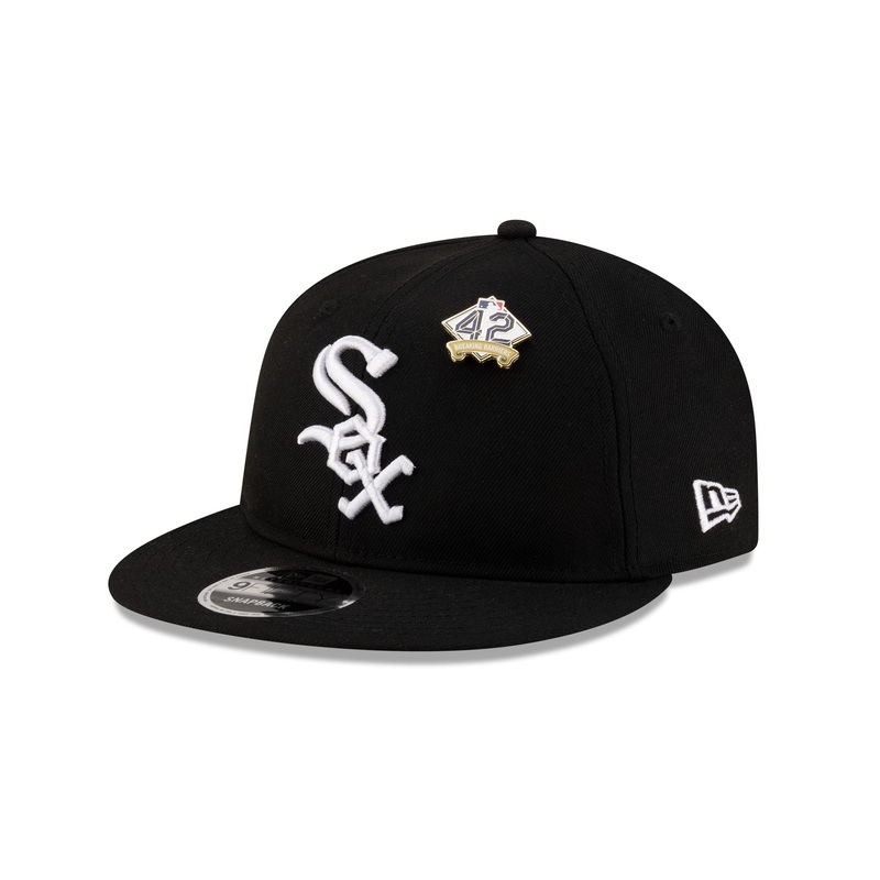 Chicago White Sox Jackie Robinson Day 2025 Retro Crown 9FIFTY Snapback Hat One Size