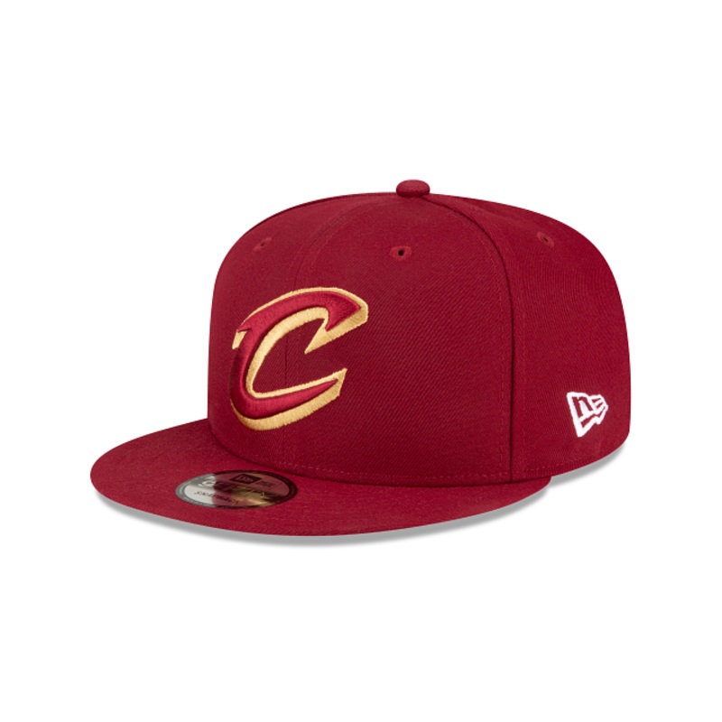 Cleveland Cavaliers Basic Red 9FIFTY Snapback Hat One Size