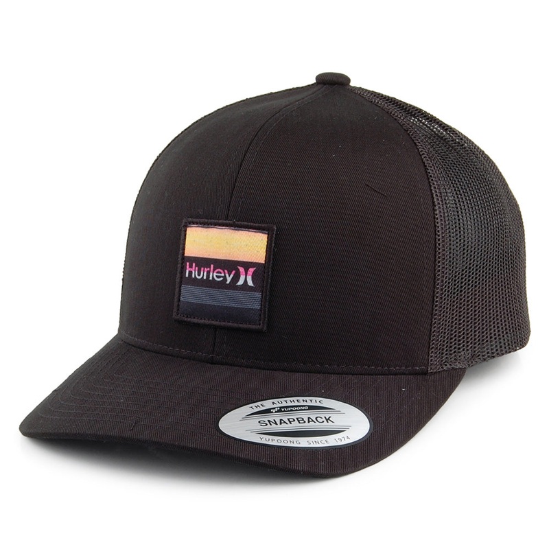 Hurley Hats Overspray Baseball Cap – Black Adjustable