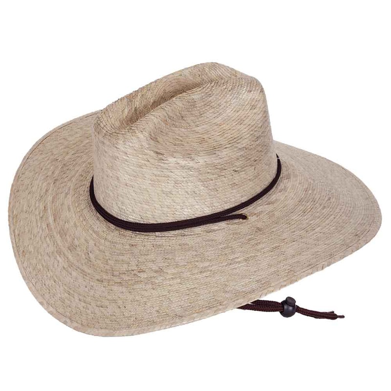 Lifeguard Light Palm Leaf Sun Hat with Chin Strap – Tula Hats Natural S/M (56 – 57 cm)
