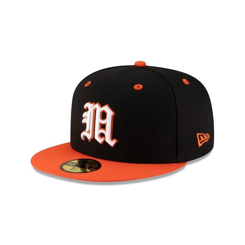 Miami Hurricanes Black 59FIFTY Fitted Hat 7