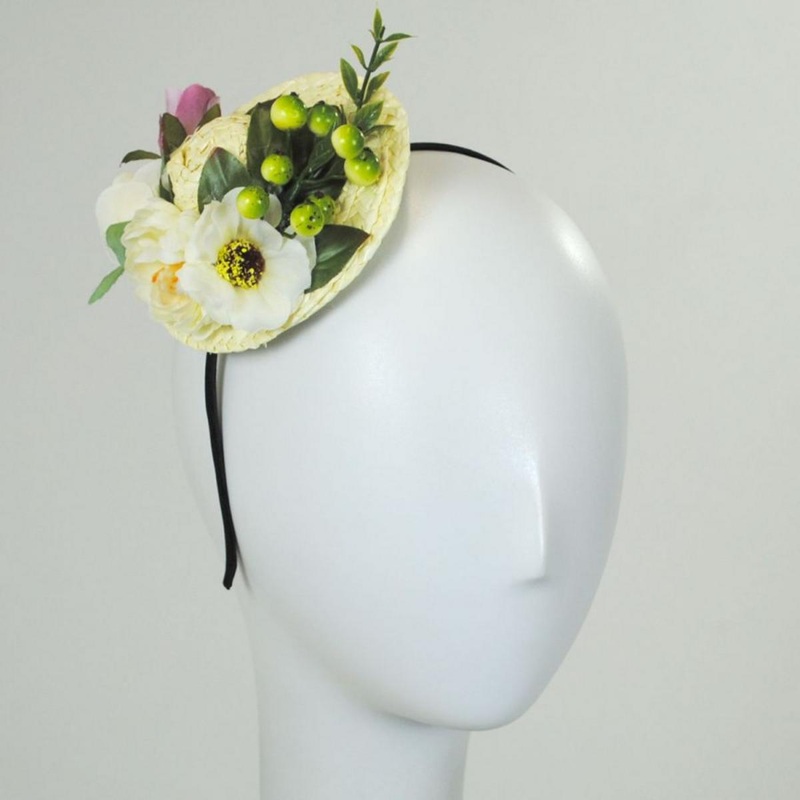 Pique Nique Fascinator NATURAL ONE SIZE FITS MOST
