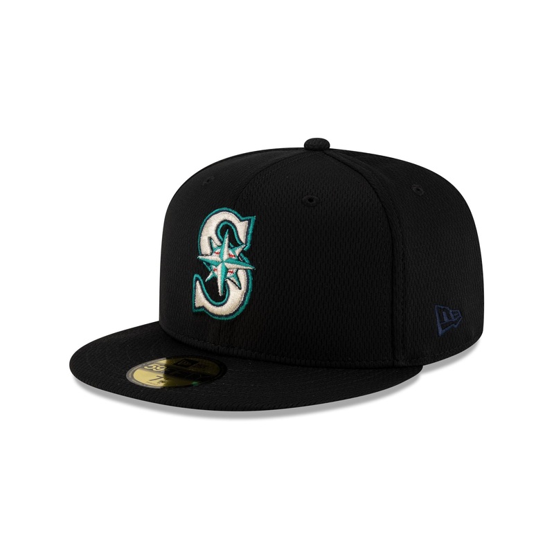 Seattle Mariners 2025 Clubhouse Black 59FIFTY Fitted Hat 7