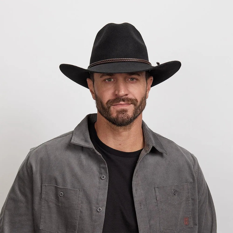 Sequoia | Mens Felt Cowboy Hat Black MD