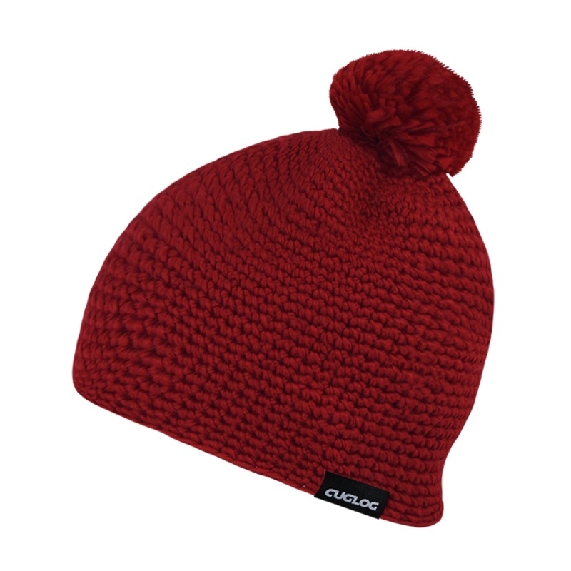 Tai Pom Beanie, Thick Knit Cap – Cuglog K026 Black