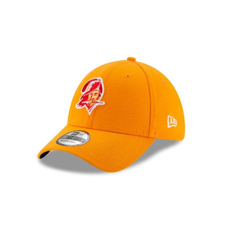Tampa Bay Buccaneers Orange Team Classic 39THIRTY Stretch Fit Hat S/M