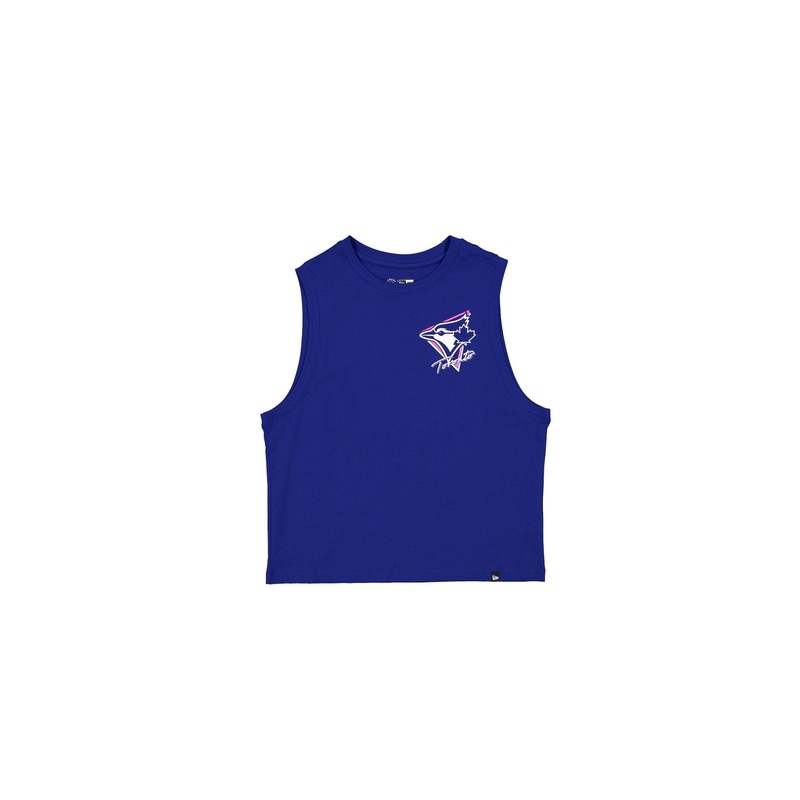 Toronto Blue Jays Trend Glow Logo Women’s Tank Top XS
