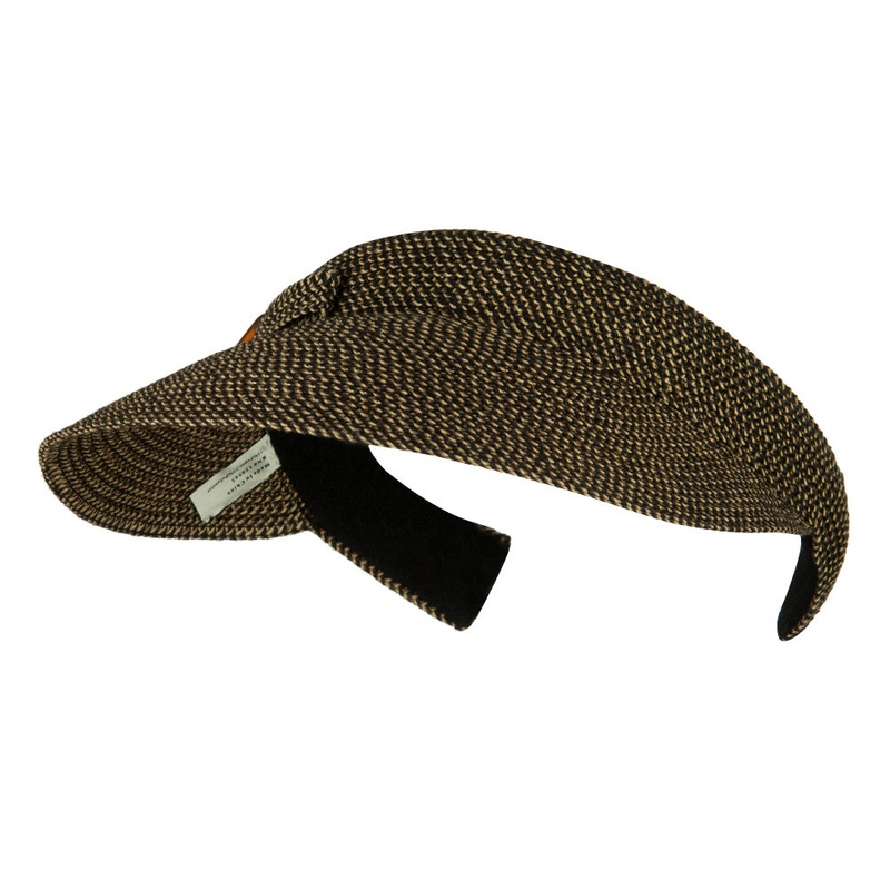 UPF 50+ Shell Buckle Clip On Visor Black One Size