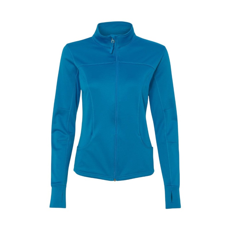 Independent Trading Co EXP60PAZ Women’s Poly-Tech Full-Zip Track Jacket Black XS