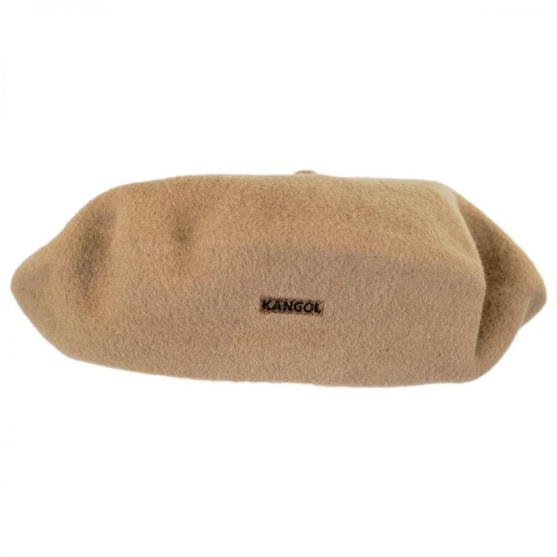 Modelaine Wool Felt Beret CAMEL ONE SIZE FITS MOST