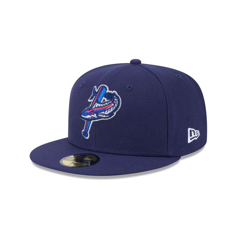 Pensacola Blue Wahoos Authentic Collection 59FIFTY Fitted Hat 7