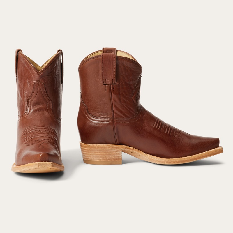 Riley Shorty Boots Brown 5