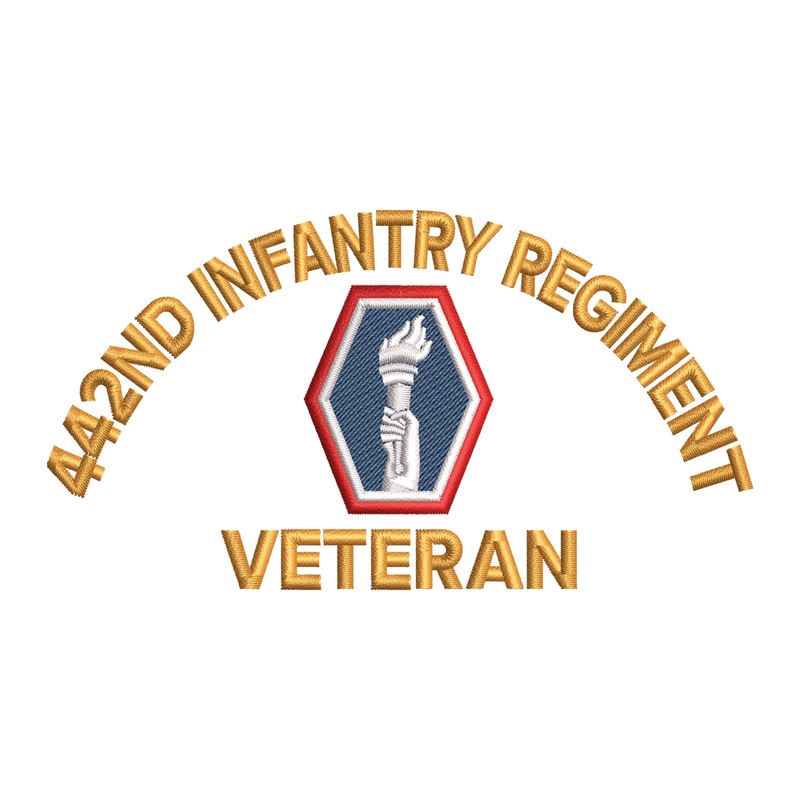 U.S. Army 442nd Infantry Regiment Logo U.S. Army 442nd Infantry Regiment Logo One Size