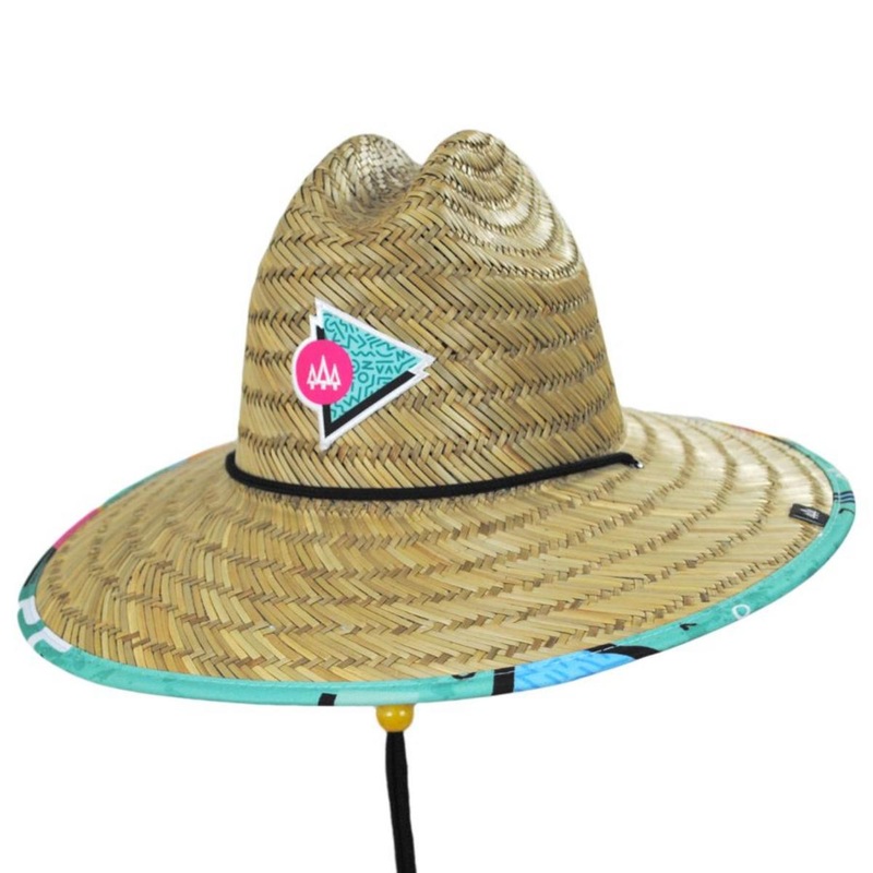 Youth Bel Air Straw Lifeguard Hat TAN YOUTH