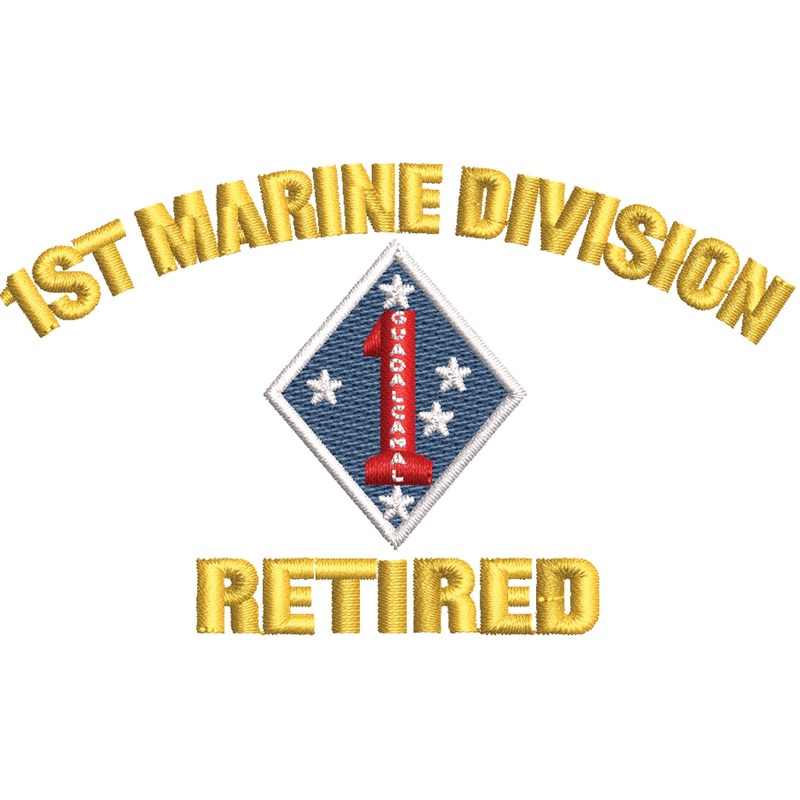 1st Marine Division Retired Symbol 1st Marine Division Retired Symbol One Size