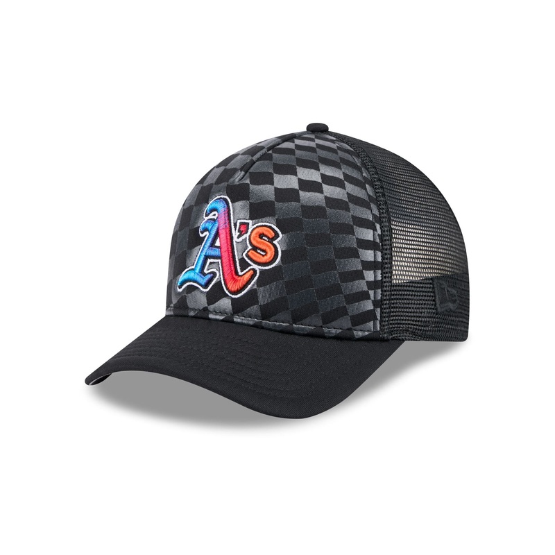 Athletics Gradient Raceway 9FORTY M-Crown A-Frame Trucker Hat One Size