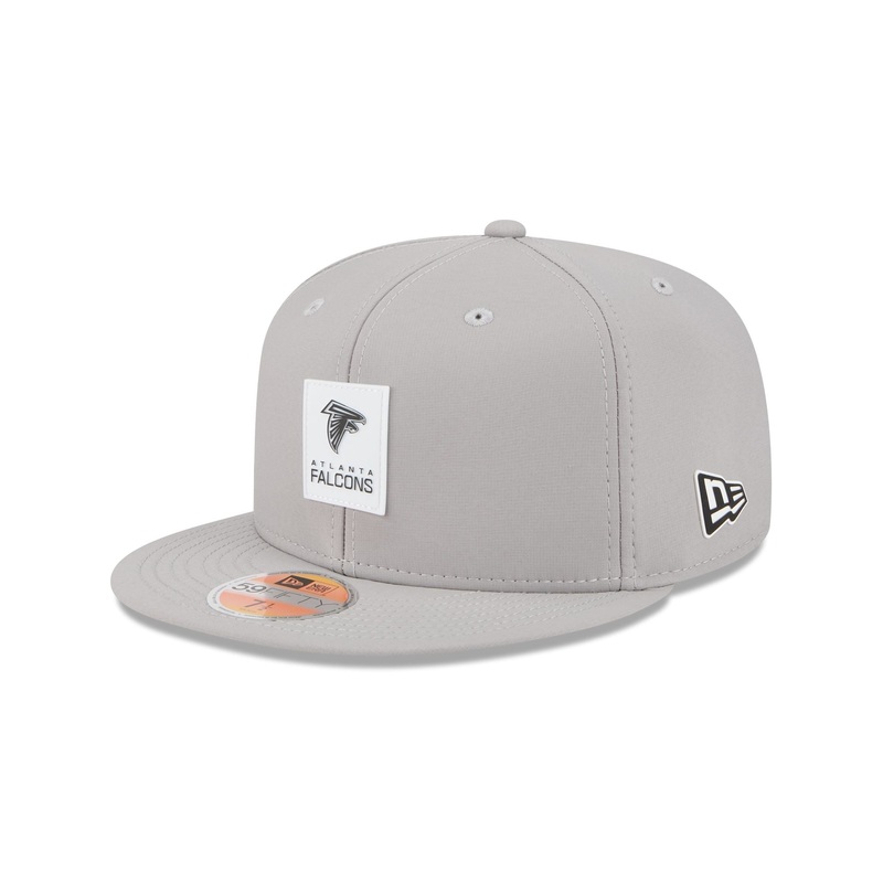Atlanta Falcons 2025 Sideline Hot Weather Gray 59FIFTY Fitted Hat 7
