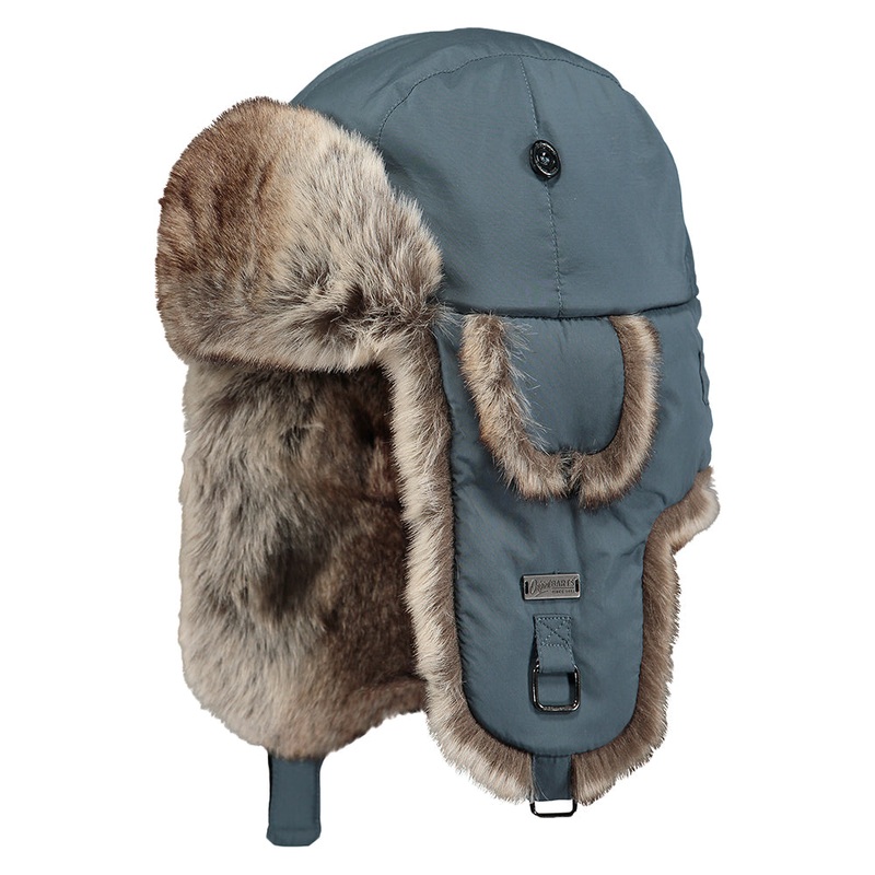 Barts Hats Kamikaze Water Resistant Trapper Hat – Blue 1-Size