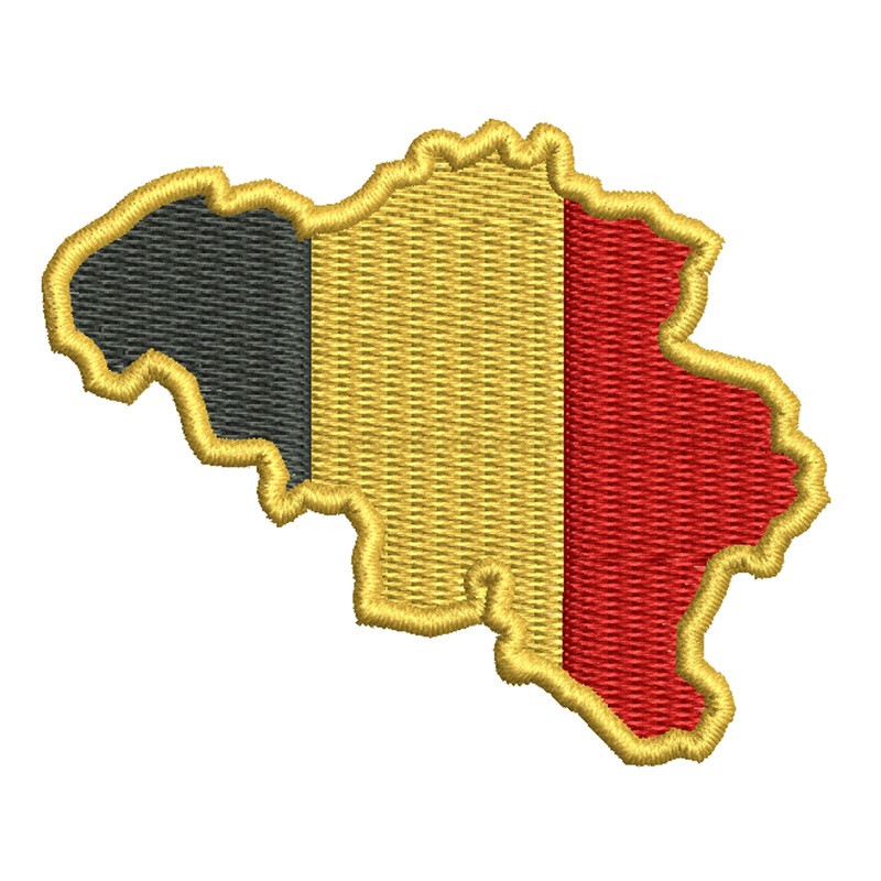 Belgium Map Default Title One Size