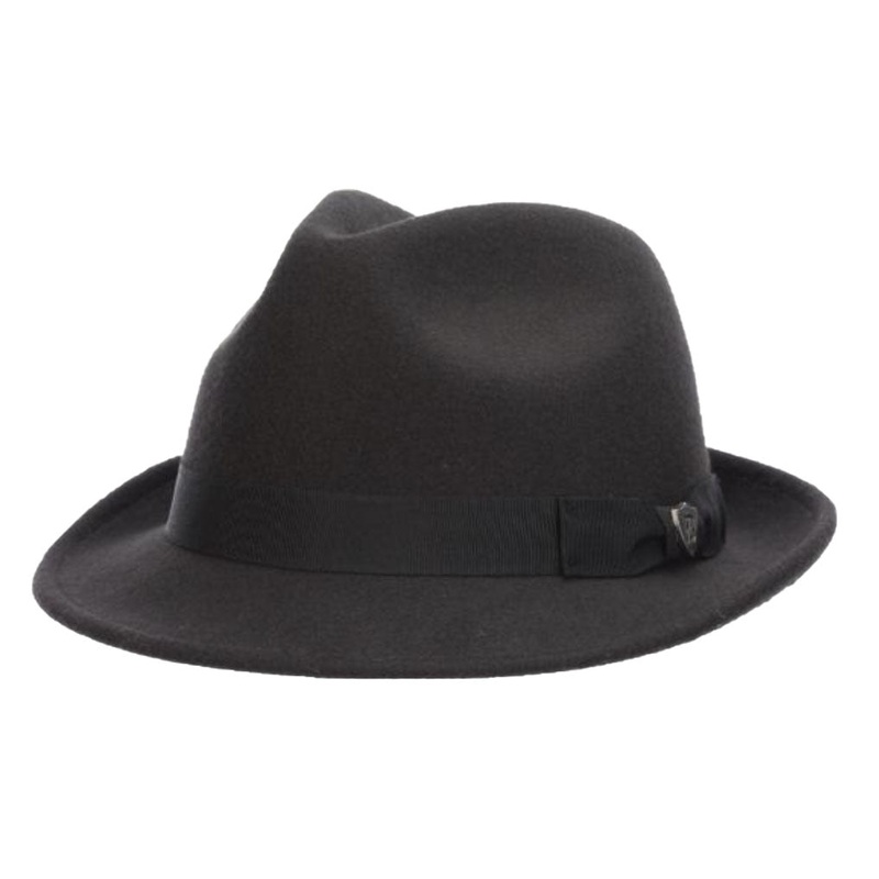 Black ProvatoKnit Fedora for Men – DPC 1921 Hats Black Medium