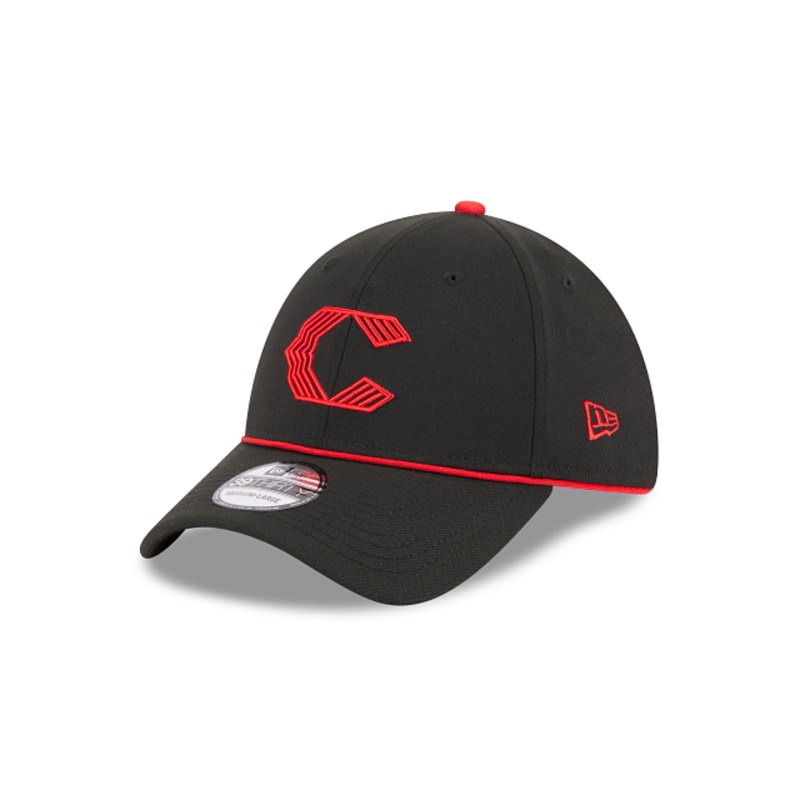 Cincinnati Reds City Connect 39THIRTY Stretch Fit Hat S/M