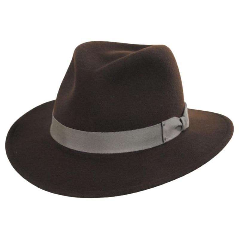 Curtis Wool LiteFelt Safari Fedora Hat – FW23 UNIFORM GREEN S