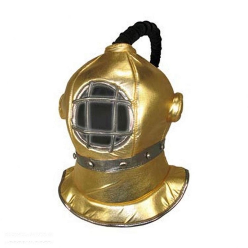 Diving Bell Scuba Helmet GOLD ONE SIZE FITS MOST