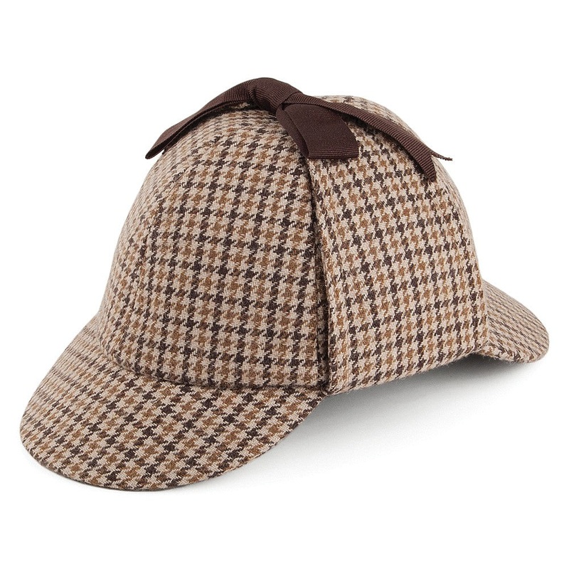 Jaxon & James Houndstooth Sherlock Holmes Hat Wholesale Pack Prepack
