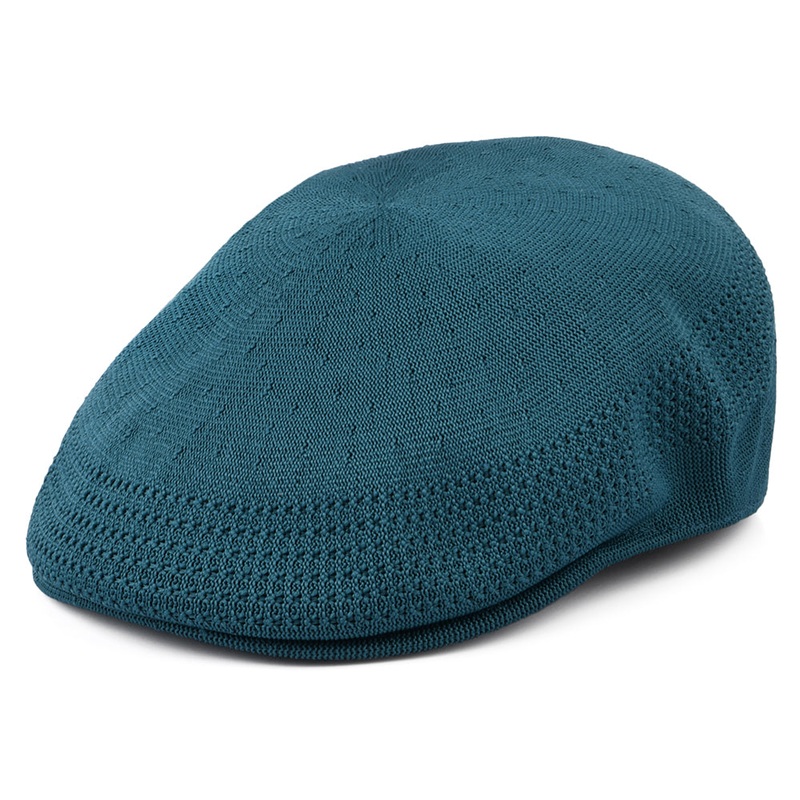 Kangol Tropic 504 Ventair Flat Cap – Teal S