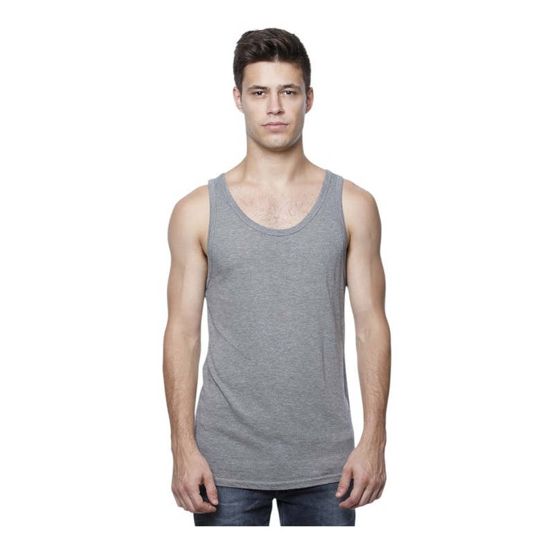 Royal Apparel Unisex Viscose Bamboo & Organic Cotton Tank Top  Style 73058 Made in USA CloudBurst XS