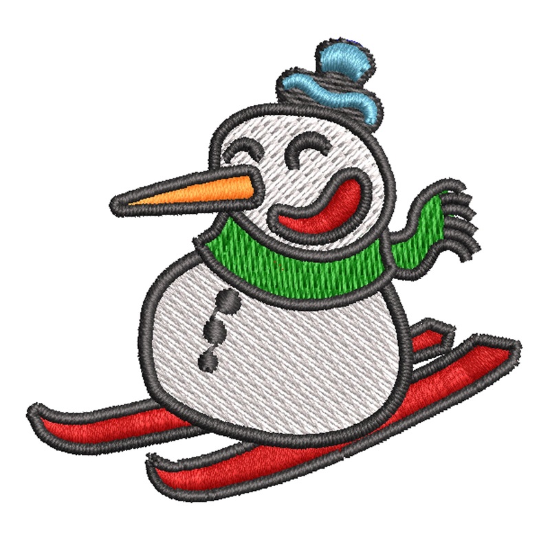 Snowman Riding Snowman Riding One Size