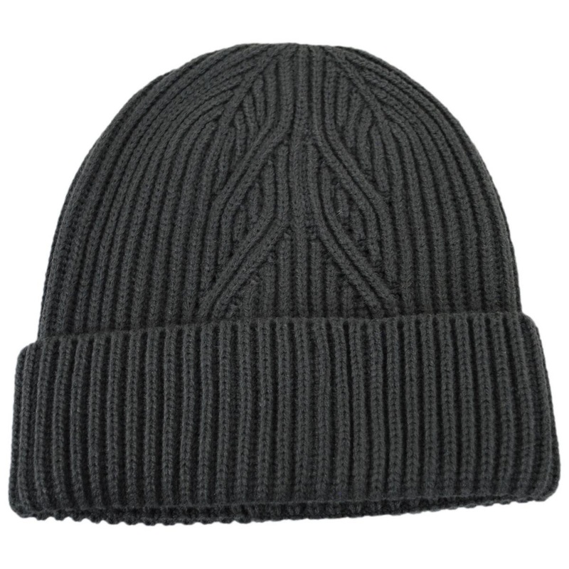 Stephanie Knit Beanie Hat BLACK ONE SIZE FITS MOST