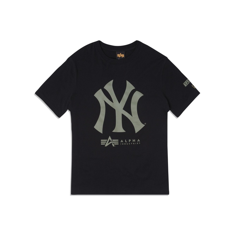 Alpha Industries X New York Yankees Black T-Shirt S