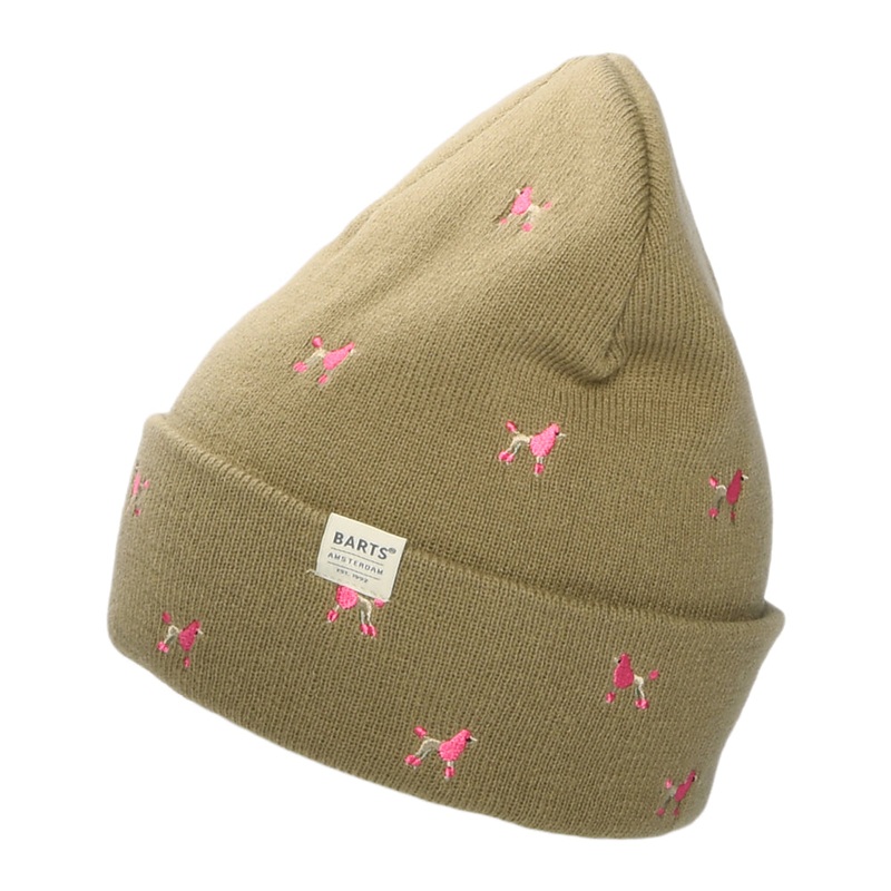 Barts Hats Vinson Poodles Cuffed Beanie Hat – Sand 1-Size