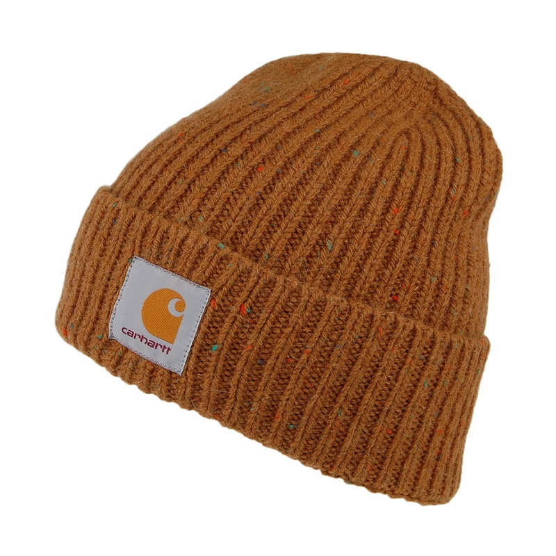 Carhartt WIP Hats Anglistic Beanie Hat – Brown 1-Size