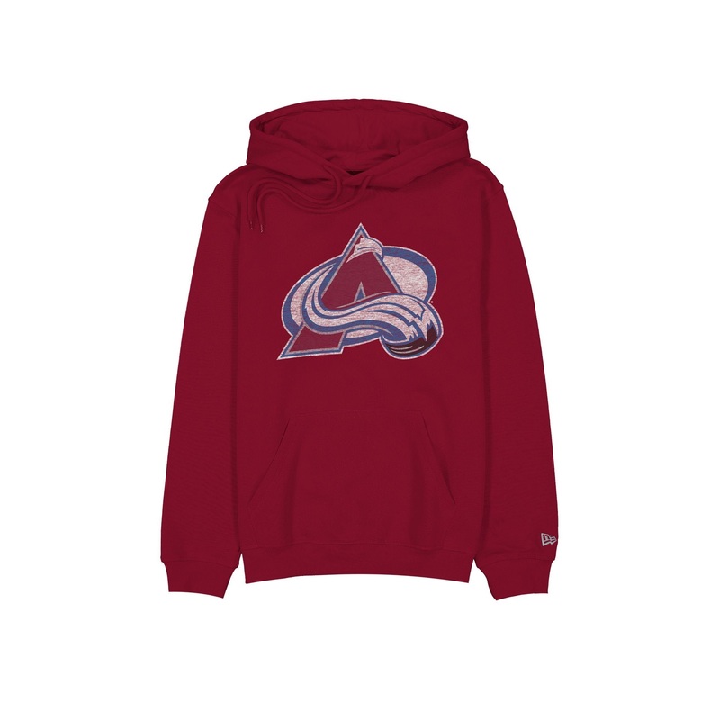 Colorado Avalanche Wash Logo Hoodie S