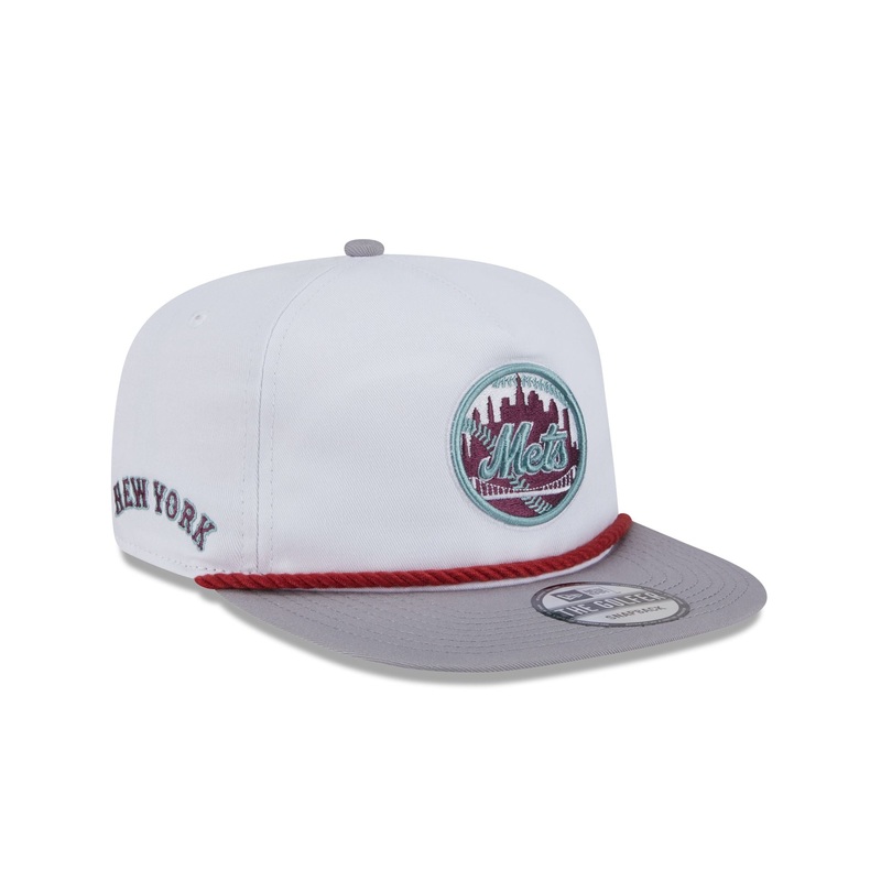 New York Mets Optic White Golfer Hat One Size
