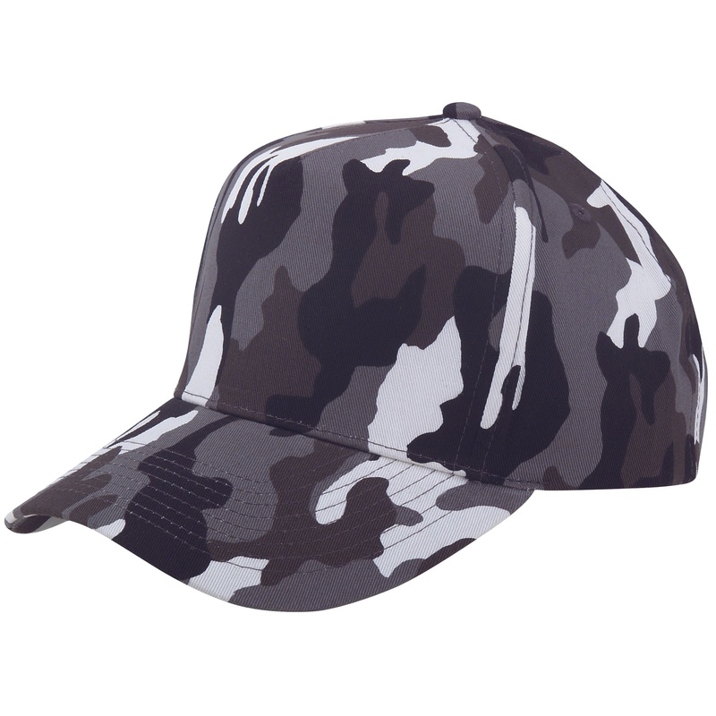 Nissun Cap 5 Panel Camouflage Hat, Camo Cap – CMNB Gray Camo