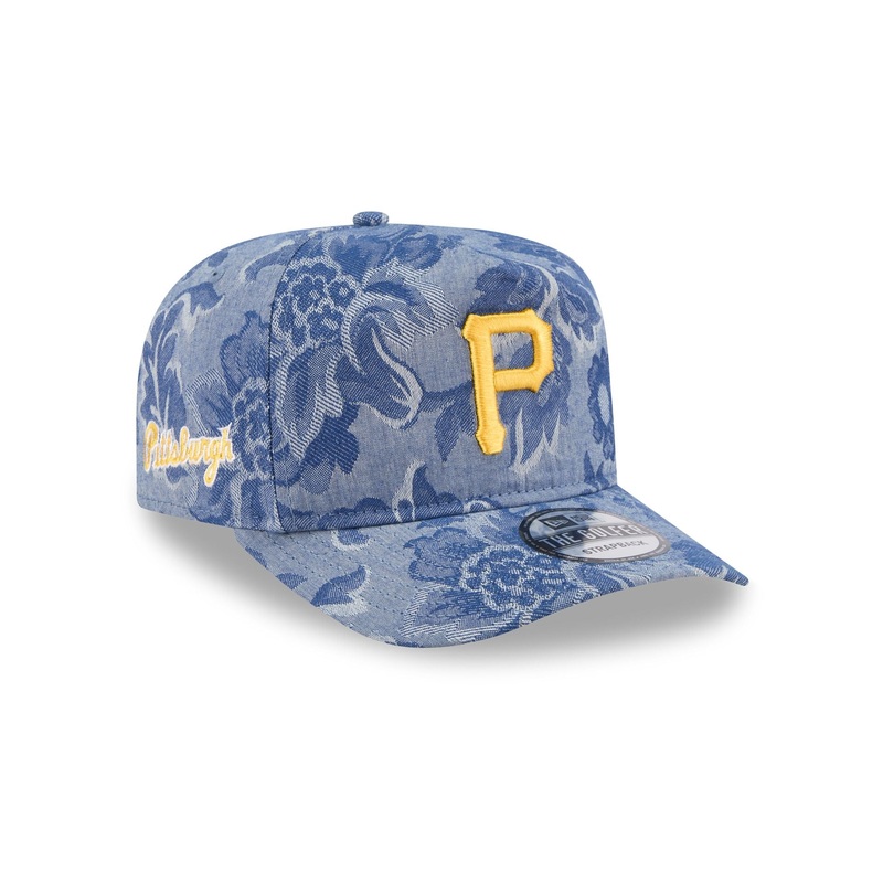 Pittsburgh Pirates Denim Jacquard Golfer Hat One Size