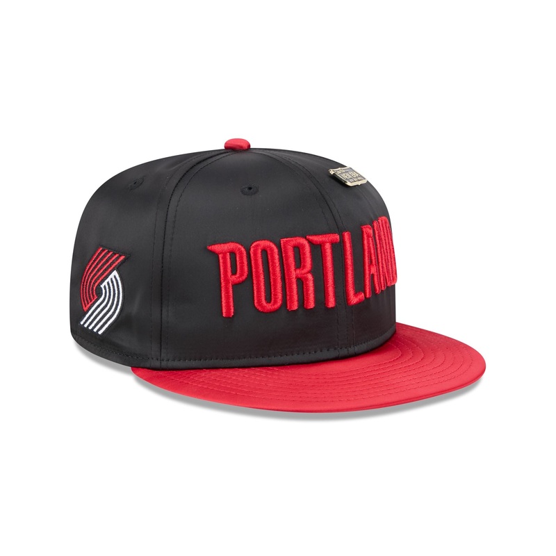 Portland Trail Blazers Satin Pin 9FIFTY Snapback Hat One Size