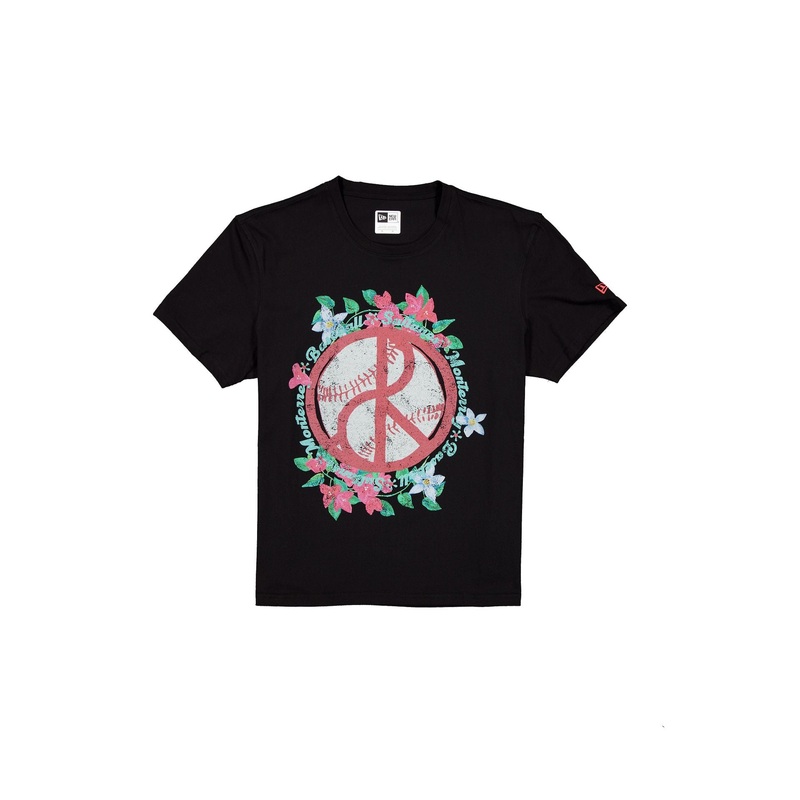 Sultanes de Monterrey Black Floral T-Shirt S