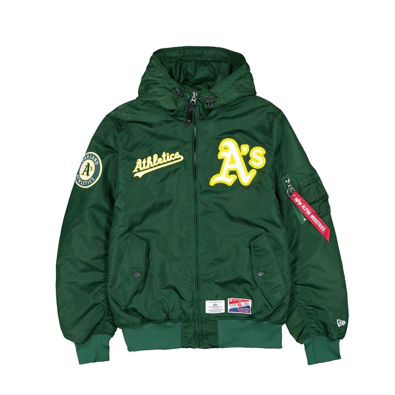 Alpha Industries x Athletics L-2B Hooded Bomber Jacket S