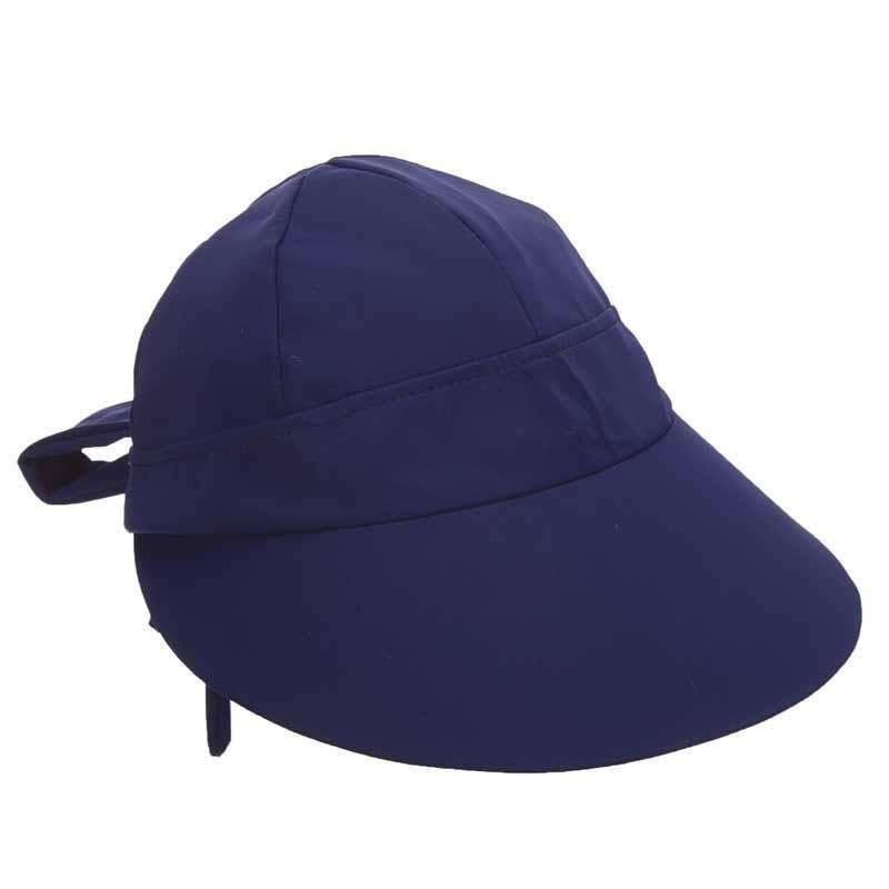 Aqua Facesaver Cap by Tropical Trends Navy