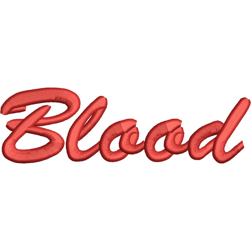 Flat Bill Hip Hop Casual Blood Default Title One Size